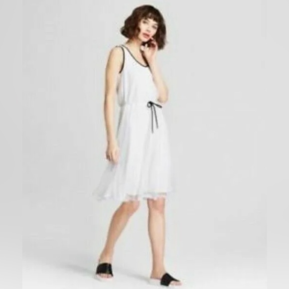 HUNTER for Target Dress Sleeveless Mesh Fishnet A Line NWT sz S - Picture 2 of 8